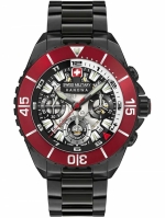  SWISS MILITARY (HANOWA) Automatic Skeleton Chronograph Ref. 05-5342.13.007SET Hans Noll 44MM 10ATM