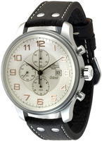 ZENO-WATCH BASEL Giant Retro Chronographe Date 10557TVD-f2 (old white), -a5 (orange), -a9 (yellow)