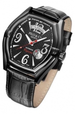 PILO & Co Capone Ref. P0204HAB Tonneau Day-Date Automatic PVD Black