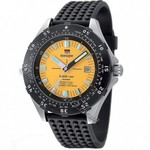KronSegler AQUA~MAT MILITARY PRECISION WATCH REF. MKS 805 DIVER AUTOMATIC YELLOW LTD/2000